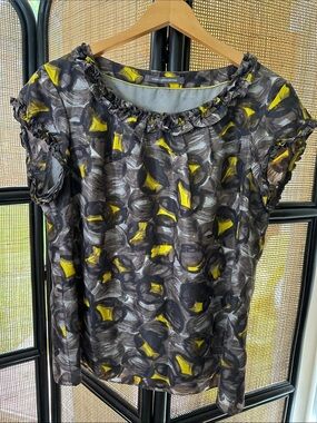 Boden Vintage 100% Silk Top size 14